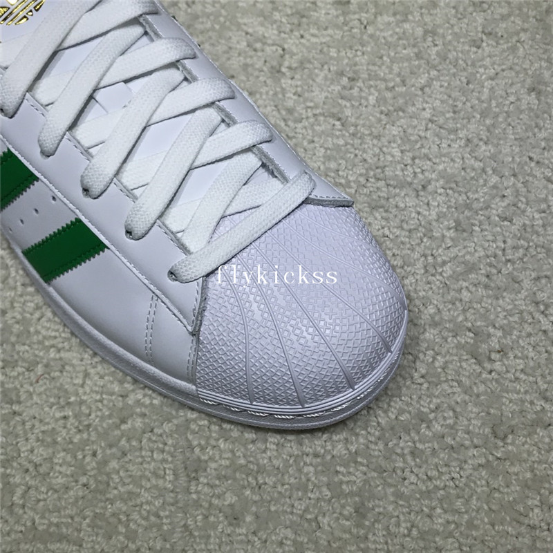 Adidas Superstar White Green BY3722